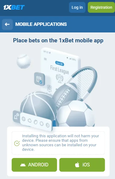 1xBet mobile app download — Google Play, iOS and Android APK